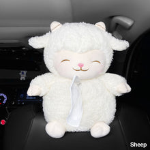 Load image into Gallery viewer, Cartoon Car Tissue Box Hanging Type Drawer Box Cover Car Seat Back Armrest Box Tissue Bag Paper Package Case
