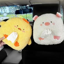 Load image into Gallery viewer, Cartoon Car Tissue Box Hanging Type Drawer Box Cover Car Seat Back Armrest Box Tissue Bag Paper Package Case
