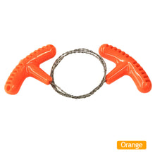 Load image into Gallery viewer, Outdoor Survival Tools Manual Hand Steel Wire Saw Hand Chain Saw Cutter Portable Travel Camping Emergency Gear Steel Wire Kits
