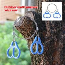 Load image into Gallery viewer, Portable Outdoor Manual Hand Steel Wire Saw Hand Chain Saw Cutter Travel Camping Emergency Gear Survival Tools Accessories
