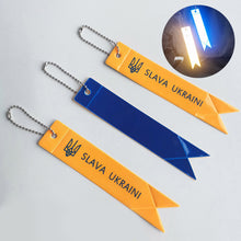 Load image into Gallery viewer, Safety Protection Reflective Keychain for Bag Backpack Pendant Strip Ornaments Reflectors for Things Adults Children Night Traffic Safety Accessories
