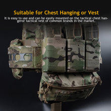 Load image into Gallery viewer, Tactical Vest Dangler Drop Pouch Mini Abdominal Dump Drop Pouch Fanny Pack for JPC CPC MK3 MK4 V5 Plate Carrier Storage Tactical Accessories
