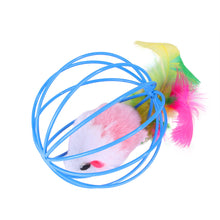 Load image into Gallery viewer, 20pcs Cat Teaser Wand with Replacement Pendant Pet Interactive Feather Toys Kitten Simulated Mouse Catching Toy Cats Daily Accessories
