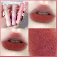 Load image into Gallery viewer, Cute Waterproof Velvet Pink Brown Lip Glaze Matte Liquid Lipstick Nude Red Lip Mud Cheek Rouge Tint Women Cosmetics
