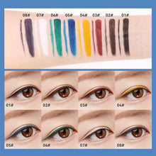 Load image into Gallery viewer, Eyeliner Cream with Brush Waterproof Sweat-proof Liquid Eyeliner No Halo Easy Dye Quick Dry Eyeliner Women Cosmetics
