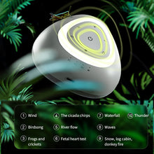 Load image into Gallery viewer, White Noise Sleeping Instrument Baby Music Sleeping Aid Divine Sleep Meter Colorful Night Light Decompression Soothing White Sleep Speaker
