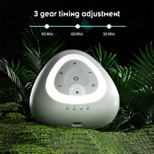 Load image into Gallery viewer, White Noise Sleeping Instrument Baby Music Sleeping Aid Divine Sleep Meter Colorful Night Light Decompression Soothing White Sleep Speaker
