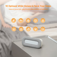 Load image into Gallery viewer, White Noise Sleeping Instrument Intelligent Soothing Baby Music Sleeping Aid Divine Sleep Meter Small Night Light White Noise Machine
