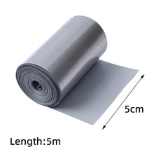 Load image into Gallery viewer, 5m Highlight Reflective Heat Transfer Film Safety Reflector Sticker Bag Shoes Cloth Heat Decals Roadway Night Warning Strip 2/5cm/roll
