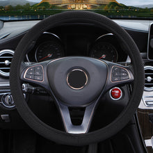 Load image into Gallery viewer, Universal 38cm Car Decor Steering Wheel Cover Interior Parts Protector Replacement Knitted fabric Car-styling Anti-Slip covers
