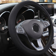 Load image into Gallery viewer, Universal 38cm Car Decor Steering Wheel Cover Interior Parts Protector Replacement Knitted fabric Car-styling Anti-Slip covers
