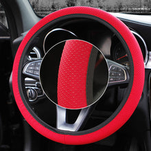 Load image into Gallery viewer, Universal 38cm Car Decor Steering Wheel Cover Interior Parts Protector Replacement Knitted fabric Car-styling Anti-Slip covers
