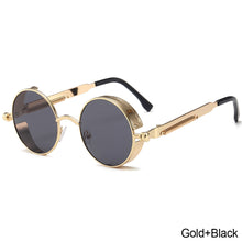 Load image into Gallery viewer, Retro Sunglasses High Quality Colored Lenses Glasses Men Women Retro Round Metal Frame Sunglasses Eyewear UV400
