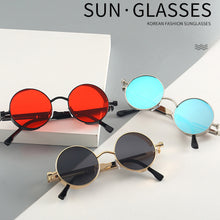 Load image into Gallery viewer, Retro Sunglasses High Quality Colored Lenses Glasses Men Women Retro Round Metal Frame Sunglasses Eyewear UV400
