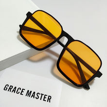 Load image into Gallery viewer, Oversized Sunglasses Womens Retro Square Half-Frame Square Sun Glasses Eyewear Luxury Brand Design UV400 Female Shades
