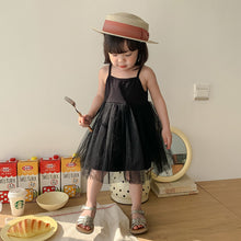 Load image into Gallery viewer, Summer Cute Girls Gauze Princess Dress Kids Sleeveless Tulle Clothes Children Birthday Party Kids Costume
