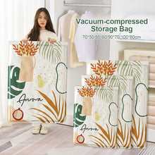 Load image into Gallery viewer, Vacuum Bag Reusable Vacuum Storage Bags For Cloth Compressed Bag Hand Pump Travel Save Space Seal Blanket Organizer

