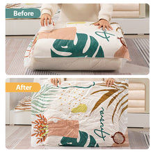 Load image into Gallery viewer, Vacuum Bag Reusable Vacuum Storage Bags For Cloth Compressed Bag Hand Pump Travel Save Space Seal Blanket Organizer
