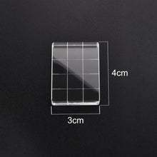 Load image into Gallery viewer, Acrylic Block For Clear Stamp Cling Mounted Rubber Stamps DIY Scrapbooking Photo Album Decorative Handmade Tool Wax Stamp Pad
