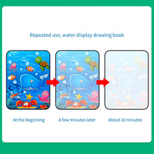 Load image into Gallery viewer, Reusable Magic Children's Water Painting Book Coloring Book with Drawing Pen Sensory Early Education Toys Baby Graffiti Picture Book Kindergarten
