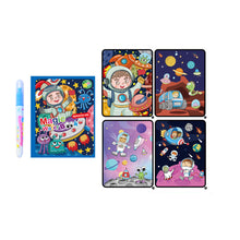 Load image into Gallery viewer, Reusable Magic Children's Water Painting Book Coloring Book with Drawing Pen Sensory Early Education Toys Baby Graffiti Picture Book Kindergarten
