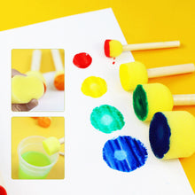 Load image into Gallery viewer, 3/4/5pcs Kids Drawing Toys Sponge Brush Kit DIY Painting Brush Sponge Flower Stamp Kids Eearly Education Art Start Learning Tools
