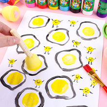 Load image into Gallery viewer, 3/4/5pcs Kids Drawing Toys Sponge Brush Kit DIY Painting Brush Sponge Flower Stamp Kids Eearly Education Art Start Learning Tools
