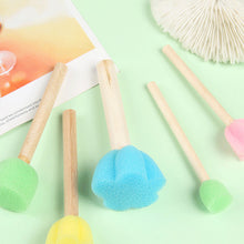 Load image into Gallery viewer, 3/4/5pcs Kids Drawing Toys Sponge Brush Kit DIY Painting Brush Sponge Flower Stamp Kids Eearly Education Art Start Learning Tools
