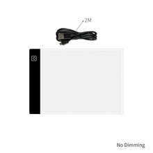 Load image into Gallery viewer, A5 Dimmable Led Light Drawing Copy Board Copy Pad Painting Tablet Tracing Light Easier for Diamond Painting Kids Educational Toys
