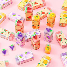 Load image into Gallery viewer, Kawaii Fruit Watermelon Common Lemon Eraser Rubber Eraser Primary Student Prizes Promotional Gift Stationery Erasers for Kids
