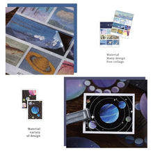 Load image into Gallery viewer, 20Pcs Planet Moon Space Vintage Scrapbook Sticker Paper Pack Deco Sticker For DIY Scrapbooking Journaling Craft Stickers
