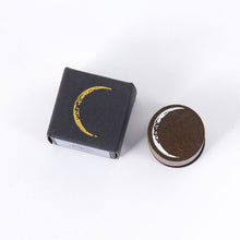 Load image into Gallery viewer, Vintage Moon Series Wood Stamp Phases of The Moon Round Wooden Rubber Stamps for DIY Craft Letters Diary and Scrapbooking
