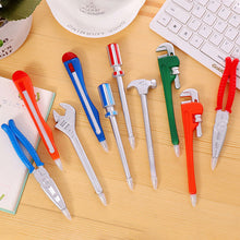 Load image into Gallery viewer, Personality Hardware Tools Ballpoint Pen 0.5mm Cute Funny Hammer Utility Knife Writing Pen Students Office Stationery School Supplies Gift
