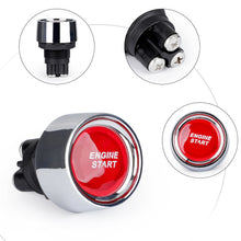 Load image into Gallery viewer, 50A Car Engine Start Push Button Keyless Switch Racing Small Start Button Lgnition Starter On Off Switches Stop DC 12V/24V
