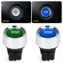 Load image into Gallery viewer, 50A Car Engine Start Push Button Keyless Switch Racing Small Start Button Lgnition Starter On Off Switches Stop DC 12V/24V
