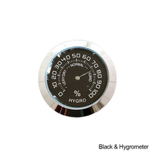 Load image into Gallery viewer, Car Interior Hygrometer Clock Monitor Thermometer Hygrometer Gauge Temp Gauge for Home Automobiles Decoration Ornament
