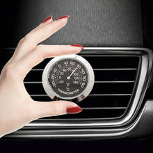 Load image into Gallery viewer, Car Interior Hygrometer Clock Monitor Thermometer Hygrometer Gauge Temp Gauge for Home Automobiles Decoration Ornament
