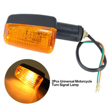 Load image into Gallery viewer, 2Pcs Universal Motorcycle Turn Signal Lamp Flasher Blub Motorbike Indicator Light Amber Blinker Bulb DC12V 8W
