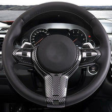 Load image into Gallery viewer, Carbon Fiber Car Interior Steering Wheel Cover Trim For BMW X1 X2 X3 2016-2021 F Chassis F06 F10 F11 F12 F15 F16 F20 F21 F22 F23 F30 F32 F34
