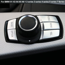 Load image into Gallery viewer, 5Pcs/7Pcs Car Multimedia Buttons Decorstion Cover Trim Sticker For BMW X1 X3 X4 X5 X6 1 2 series 3 series 4 series 5 series 7 Series
