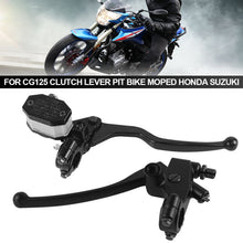 Load image into Gallery viewer, Pair Motorcycle Hydraulic Brake Handle Right Master With Cylinder Pump 22mm 7/8 Inch Handlebar For CG125 Clutch Lever Pit Bike Moped Honda Suzuki
