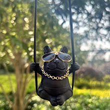 Load image into Gallery viewer, Cute Dog Anime Car Swing Bulldog Resin Pendant Auto Rearview Mirror Ornaments Accessories
