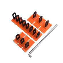 Load image into Gallery viewer, Car Repair Tool Paintless Glue Puller Tabs Dent Vehicle Dent Removal Repairing Tool Set Orange Dent Puller Kit
