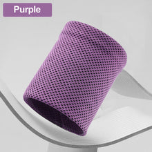 Load image into Gallery viewer, Summer Ice Cooling Wrist Sweatband Tennis Sport Wristband Volleyball Gym Wrist Brace Support Sweat Band Towel Wrist Protect

