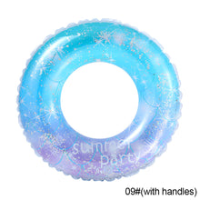 Load image into Gallery viewer, Adult Summer With Strap Handle Swimming Ring Children Beach Water Sports Swim Ring Floating Ring Swimming Pool Lifebuoy
