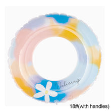 Load image into Gallery viewer, Adult Summer With Strap Handle Swimming Ring Children Beach Water Sports Swim Ring Floating Ring Swimming Pool Lifebuoy
