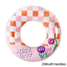 Load image into Gallery viewer, Adult Summer With Strap Handle Swimming Ring Children Beach Water Sports Swim Ring Floating Ring Swimming Pool Lifebuoy
