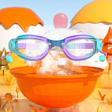 Load image into Gallery viewer, Children's Electroplating Swimming Goggles Anti-Fog HD Swimming Glasses
