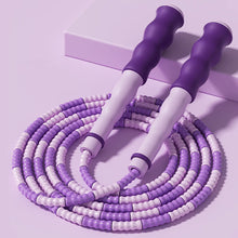 Load image into Gallery viewer, 1PC Soft TPU Beads Skipping Rope Nylon Jump Rope for Sport Workout Keeping Fitness Training Equipment
