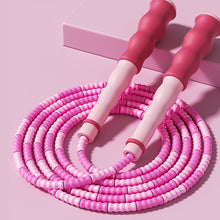 Load image into Gallery viewer, 1PC Soft TPU Beads Skipping Rope Nylon Jump Rope for Sport Workout Keeping Fitness Training Equipment
